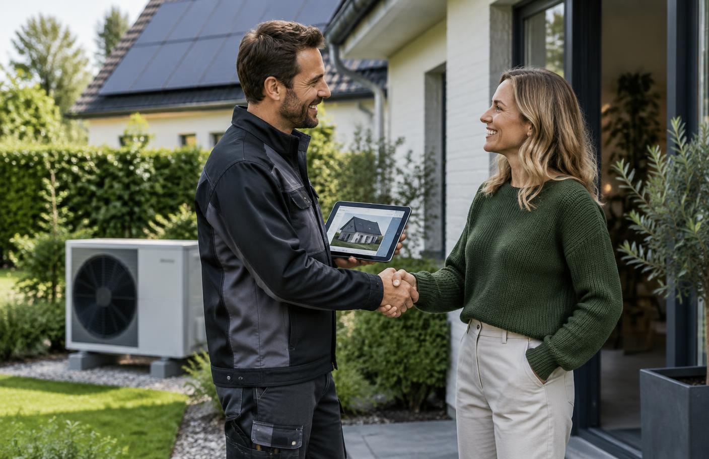 Installatieadviseur bespreekt de verduurzaming van een woning